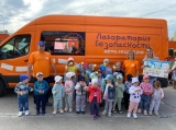 В детских садах города Ульяновска продолжаются профилактические мероприятия по безопасности дорожного движения